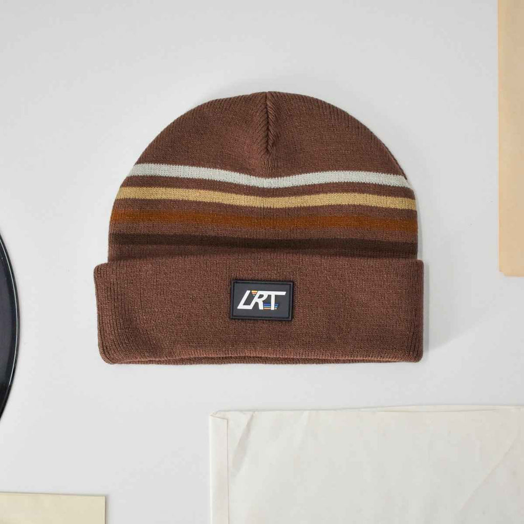 VINTAGE STRIPES BEANIE - COCOA