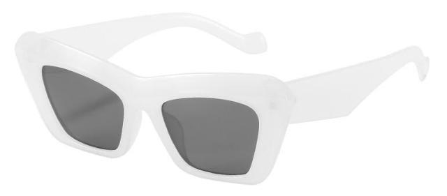 Vintage Style Blue Cat Eye Sun Glasses For Women New Square Shape Big Frame Sunglasses For Men New Luxury Branded Hip Hop Style Eyewear Oversize Frame Cateye Sun Glassses For Women