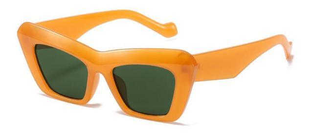 Vintage Style Blue Cat Eye Sun Glasses For Women New Square Shape Big Frame Sunglasses For Men New Luxury Branded Hip Hop Style Eyewear Oversize Frame Cateye Sun Glassses For Women
