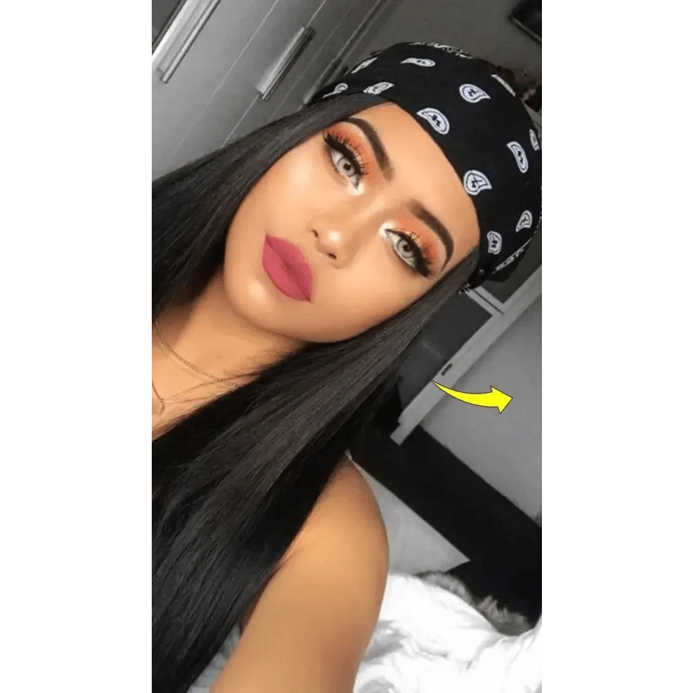 Vintage Style Print Bandana Hair Bands for Girls Women Headband Square Scarf Face Mask Cross Turban Bandanas Headwear