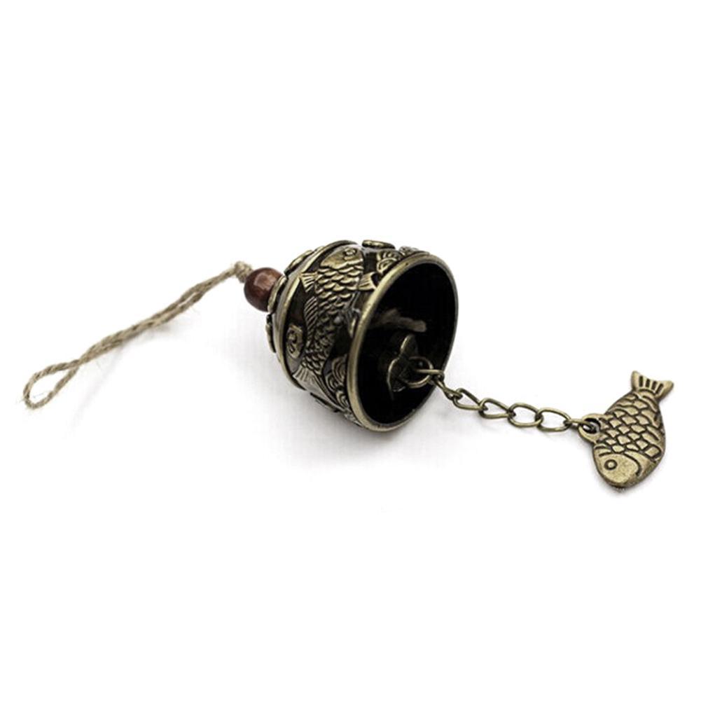 Vintage Wind Chimes Bell Copper Yard Garden Decor Wind Bell Vintage Dragon Bell Wind Chimes for Home Garden Hanging Good Luck Blessing Outdoor Hanging Home Temple Ornament Decor