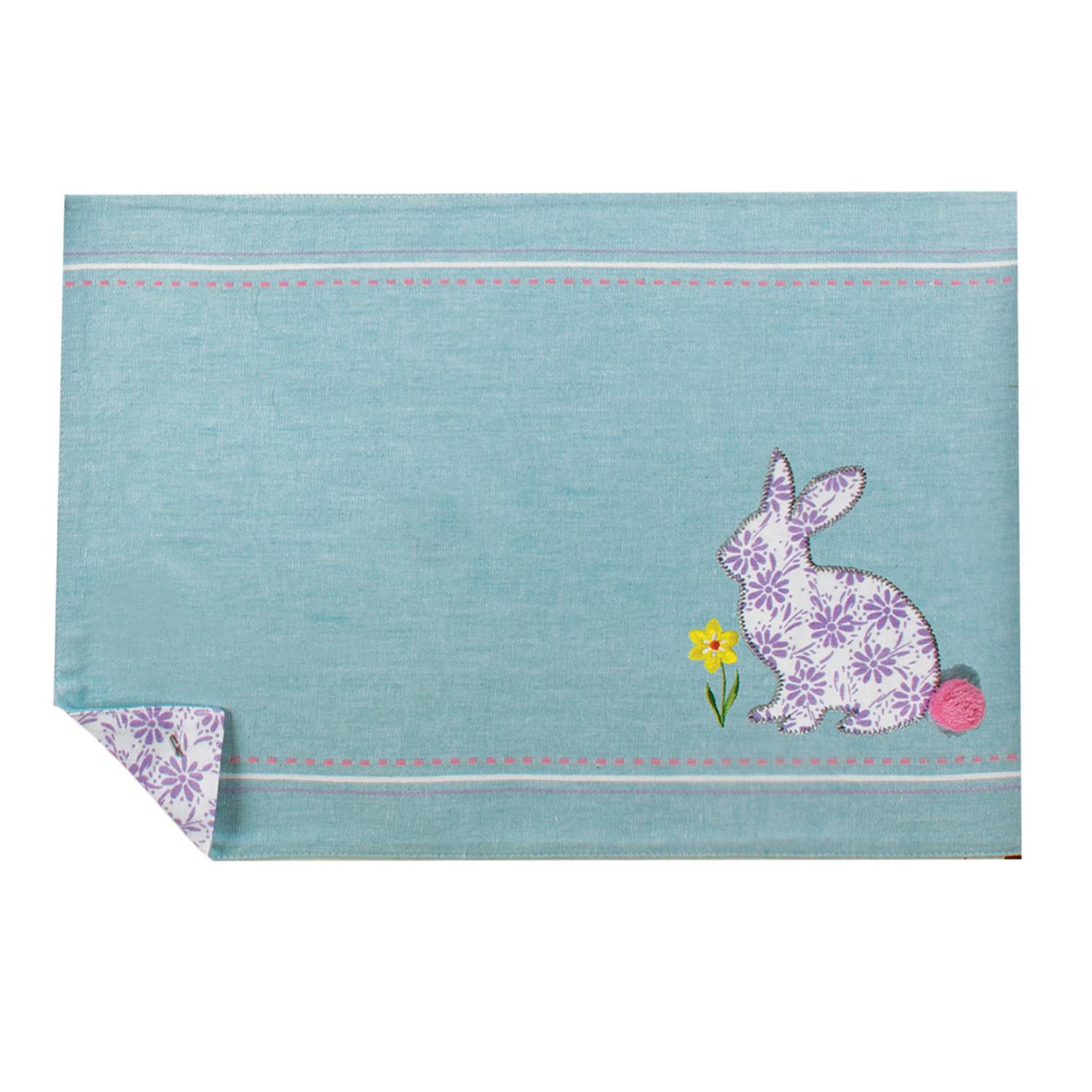 Spring Bunny Applique Placemat