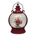 Cardinal Lighted Spinning Water Globe - Nesting