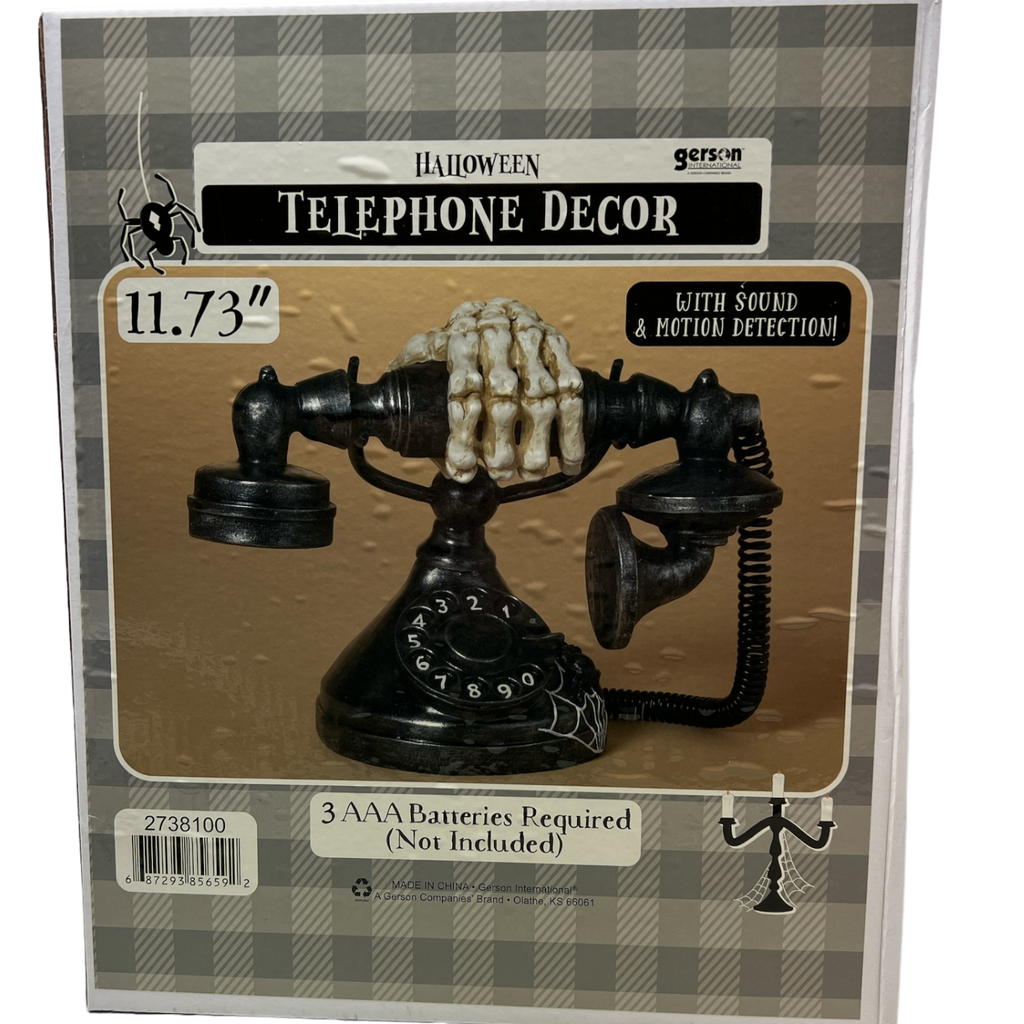 Motion Activated Spooky Halloween Telephone
