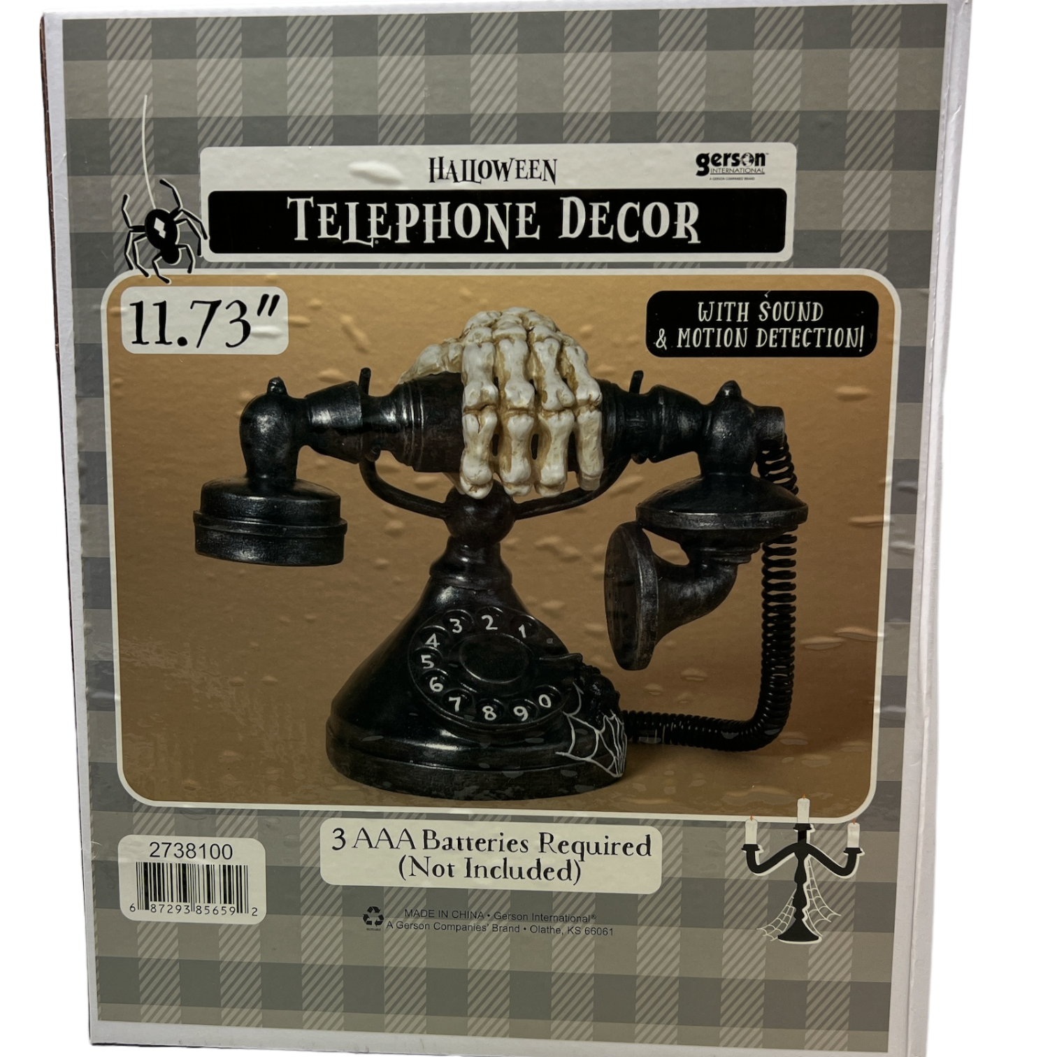 Motion Activated Spooky Halloween Telephone