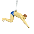 Male Swimmer Ornament