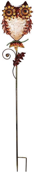 Harvest Blessings Owl Garden Stake