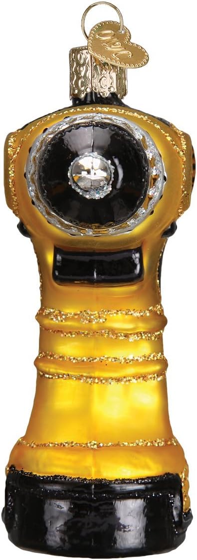 Power Drill Glass Ornament