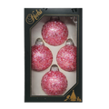 Krebs Value Glass Ball 4 pack - Sugar Ice on Pink