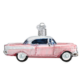 Classic Car Glass Ornament