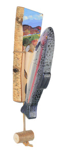 Wooden Carved Door Knockers - Trout