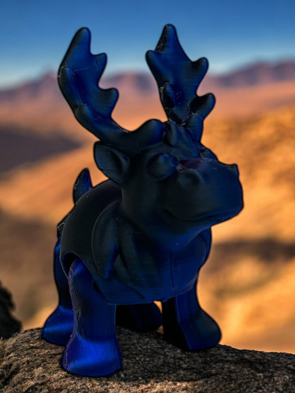 Bruce The Moose - Purple  / Blue Color
