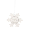 Grandpa's 1st Christmas Snowflake Ornament.