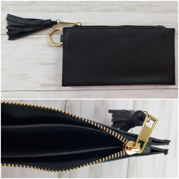 Women's Simple Tassel Zippered Wallet - EveryNest