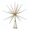 Gold  Burst Tree Topper with Spike on Spring - 15 inch