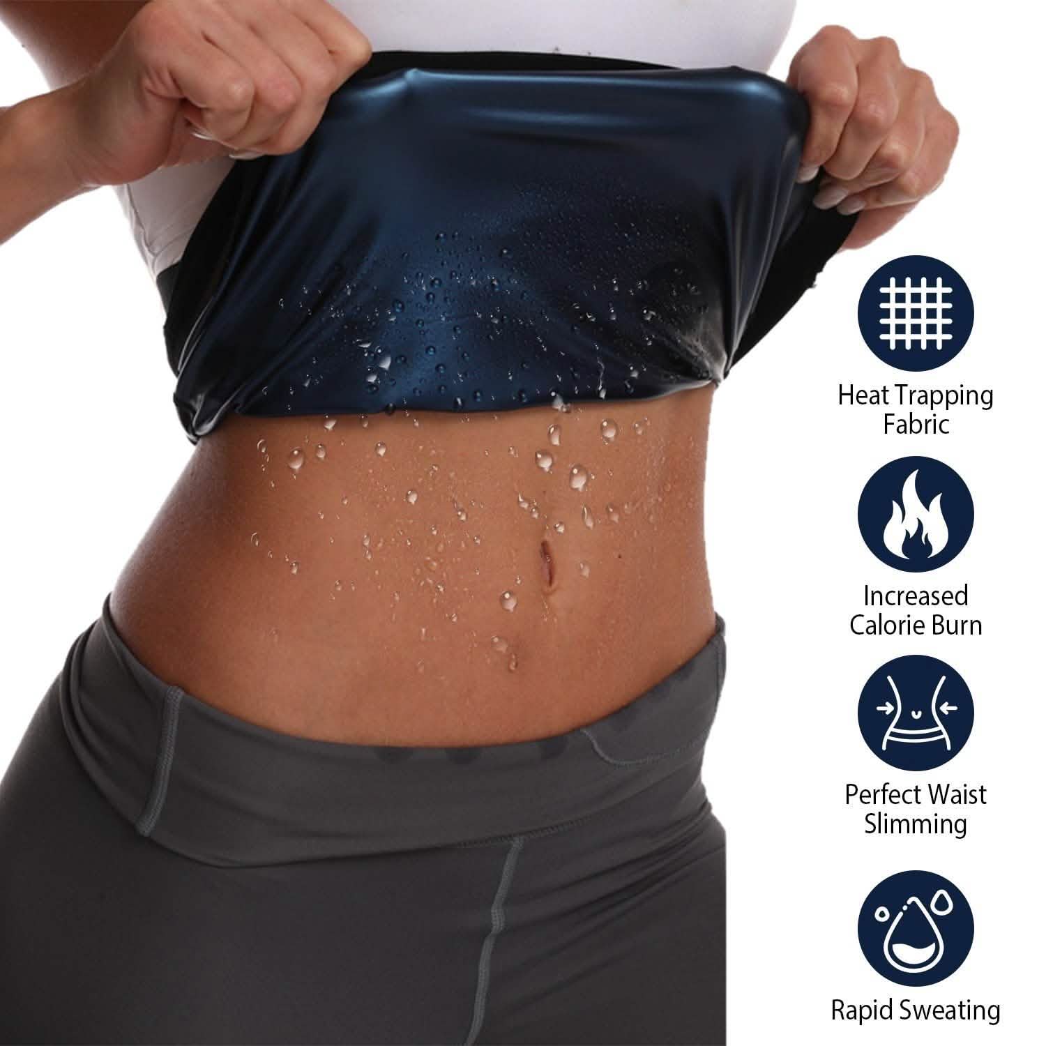 Waist Trimmer Women Sauna Sweat Wraps Waist Slimming Trainer Belt