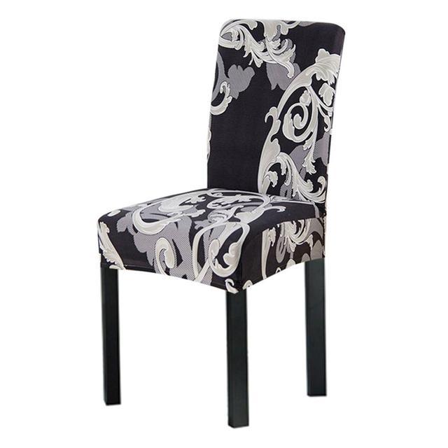Washable Anti-dust Seat Slipcover Chair Cover Stretch Spandex Chair Covers Elastic Multifunctional Dining Furniture Seat Cover Home Decor For Dining Room  Washable Spandex Kitchen Chair Covers for Dining Room Christmas Decoration