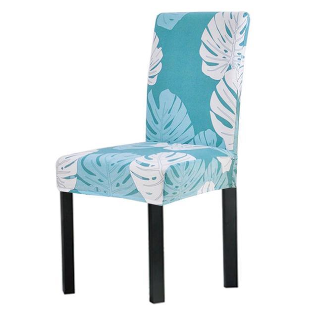 Washable Anti-dust Seat Slipcover Chair Cover Stretch Spandex Chair Covers Elastic Multifunctional Dining Furniture Seat Cover Home Decor For Dining Room  Washable Spandex Kitchen Chair Covers for Dining Room Christmas Decoration