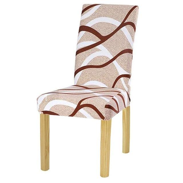 Washable Anti-dust Seat Slipcover Chair Cover Stretch Spandex Chair Covers Elastic Multifunctional Dining Furniture Seat Cover Home Decor For Dining Room  Washable Spandex Kitchen Chair Covers for Dining Room Christmas Decoration