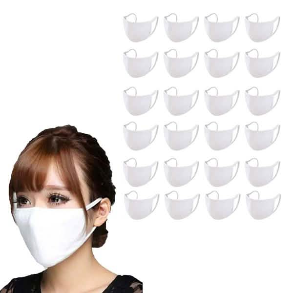 Washable & Resuable 2 Ply Cotton Fabric Face Mask With Elastic Earloop