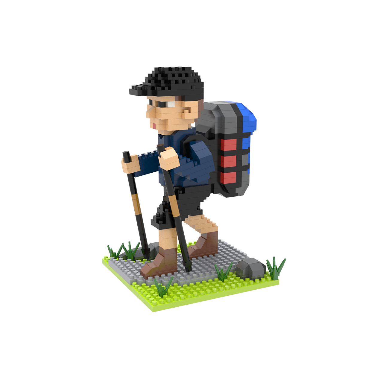 Mini Building Blocks - Hiker