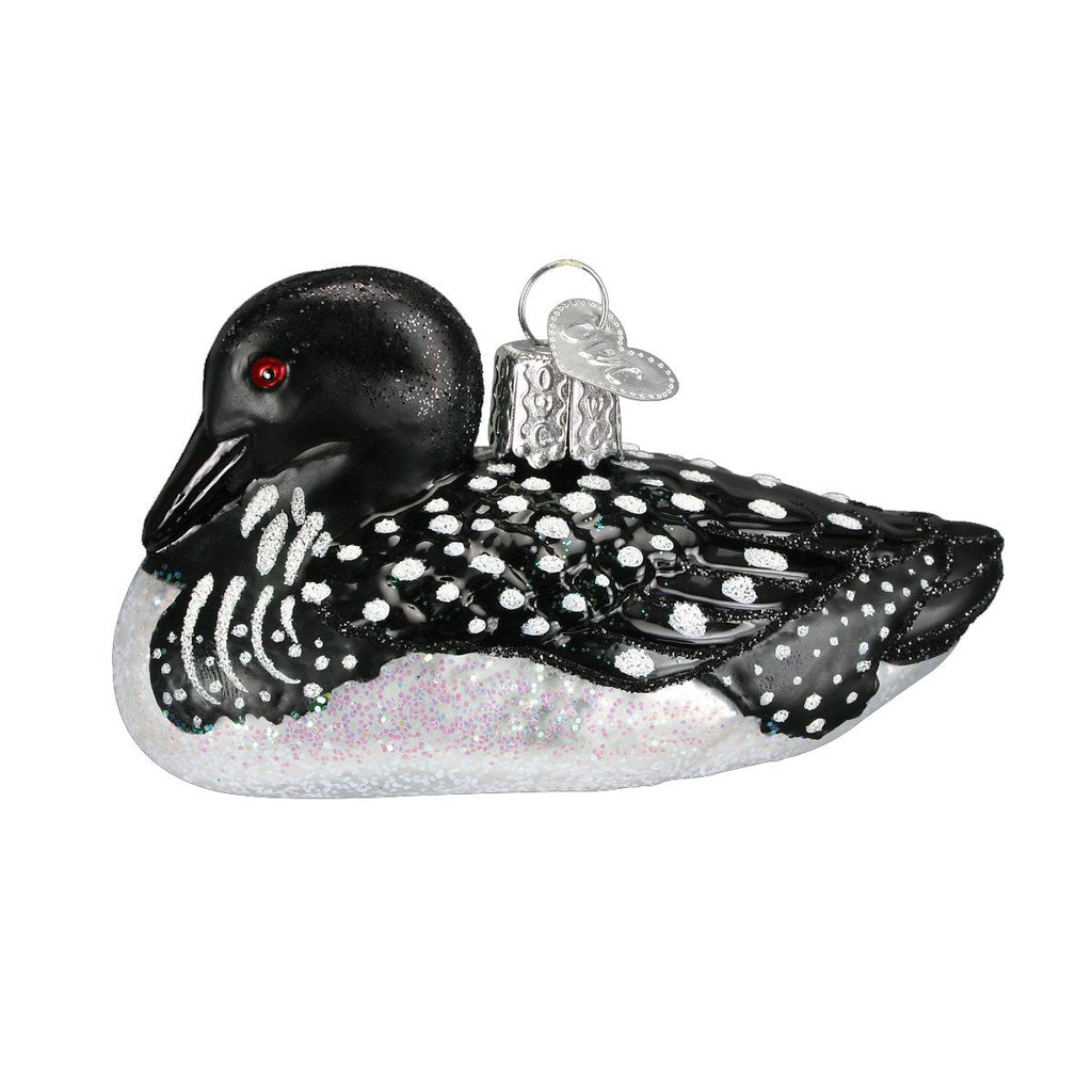 Old World Christmas Loon Glass Blown Ornament