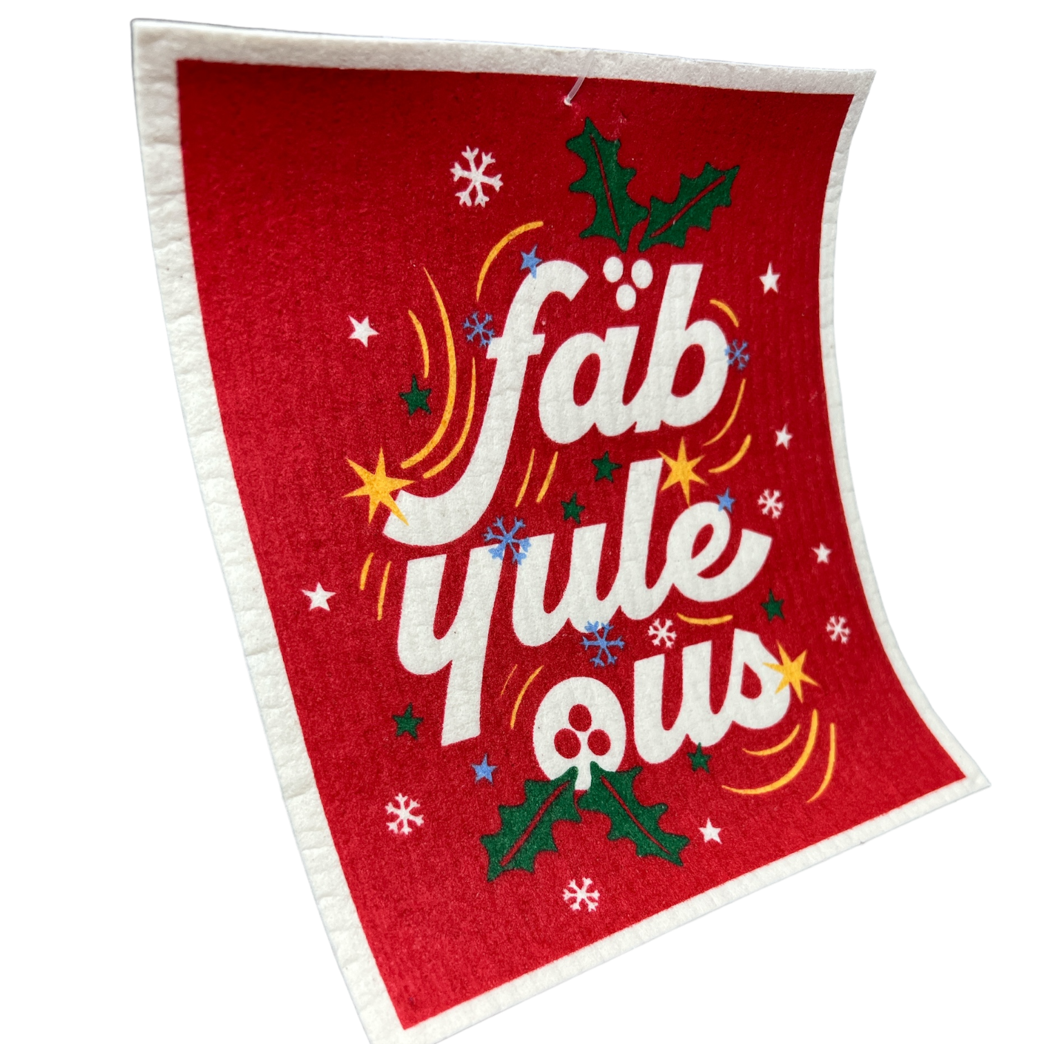 Swedish Dish Cloth - Fab yule ous