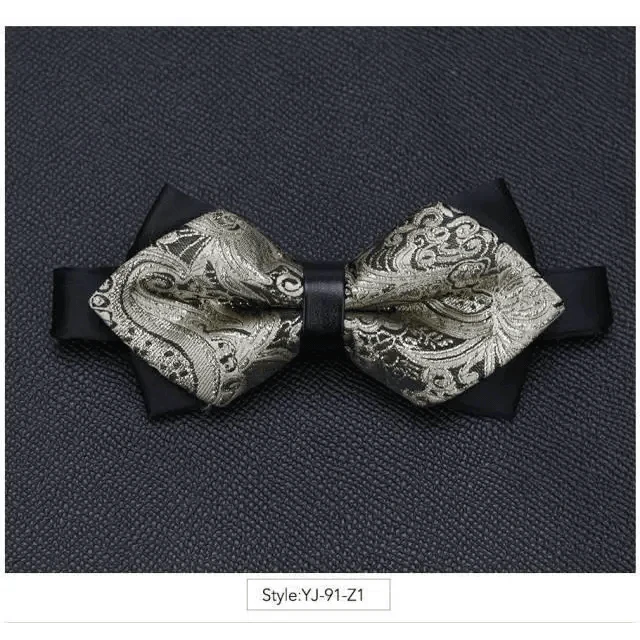 Wedding Men Butterfly Bowtie Formal Bow Ties Beautiful Printed Men Luxury Adjustable Business Bowties