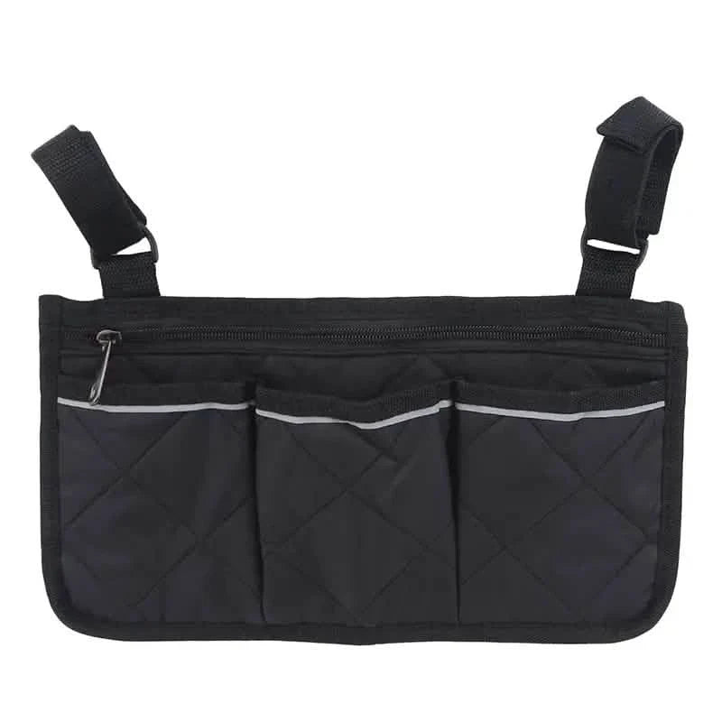 Wheelchair Armrest Organizer Bag
