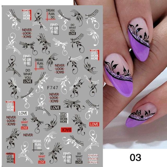 White Embossed Flower Lace Sticker Decal Wedding Nail Art Designs Floral Butterfly Japanese Manicures Nail Decoration Metallic Curve Strip Line Nail Decal Self-Adhesive 3D Wave Design Decoration for Women Girls Adhesive Striping Tape Nail Art Stickers