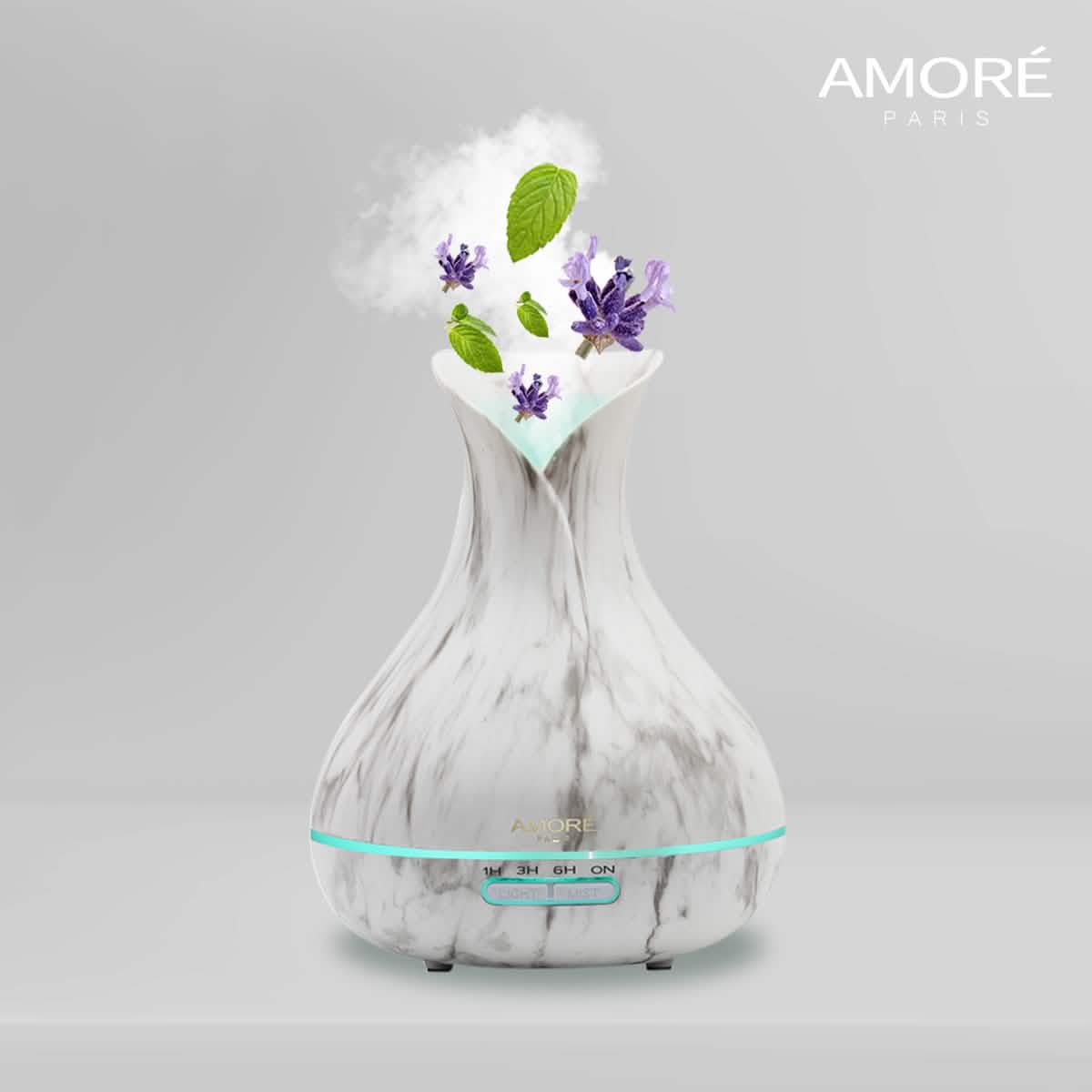 White Marble 300ml Ultrasonic Aroma Diffuser