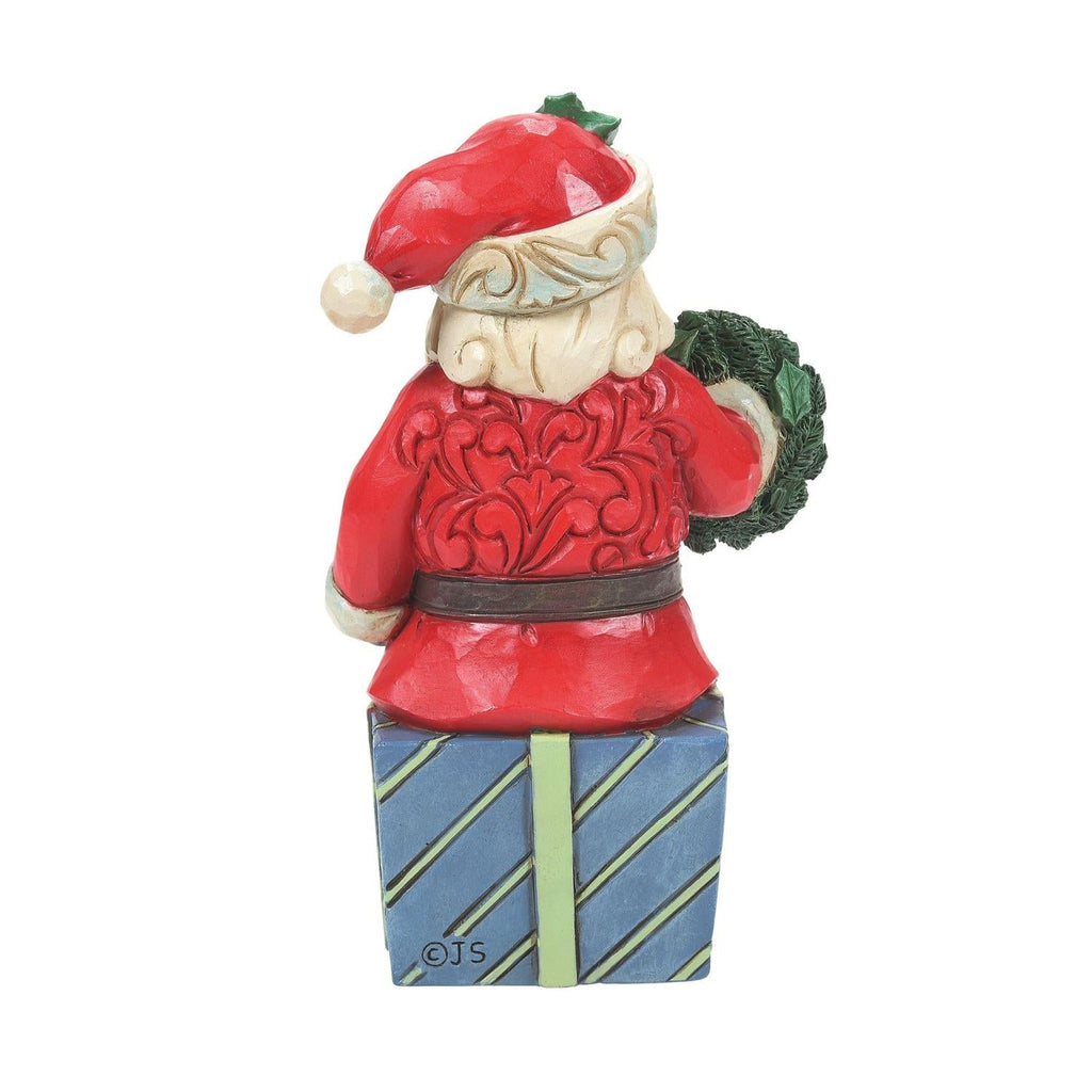Santa Sitting on Gifts