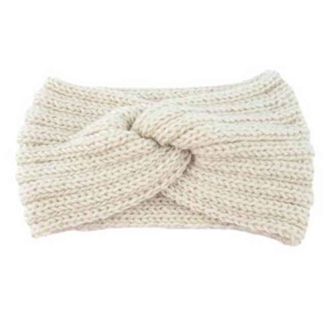 Wide Knitted Headband Bows Knotted Winter Women Turban Hair Accessories For Girls Lady Soft Knitting Winter Headbands Gorgeous Hair Accessories For Women