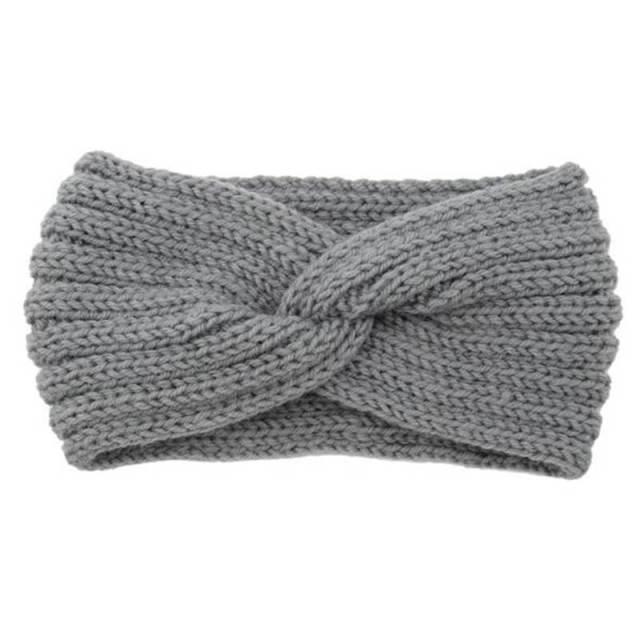 Wide Knitted Headband Bows Knotted Winter Women Turban Hair Accessories For Girls Lady Soft Knitting Winter Headbands Gorgeous Hair Accessories For Women