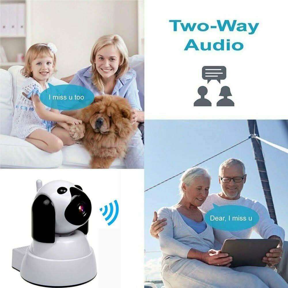 WiFi IP Camera 720P HD Wireless Camera with Motion Detection Two-Way Audio Night Vision
