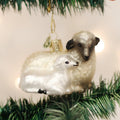 Sheep With Lamb Glass Blown Ornament