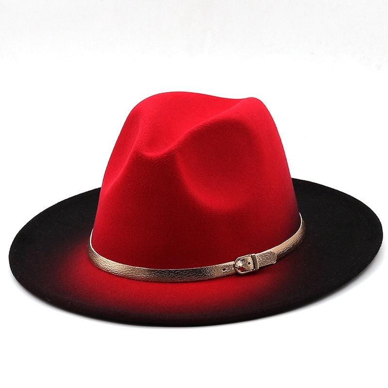 Winter Autumn Polyester Men And Women Big Fedora Hat Jazz Top Hat Autumn and Winter Solid Color Comfortable Hat Wedding Hat Fedoras Jazz Hat Outdoor 2 Mixed Colors Hats