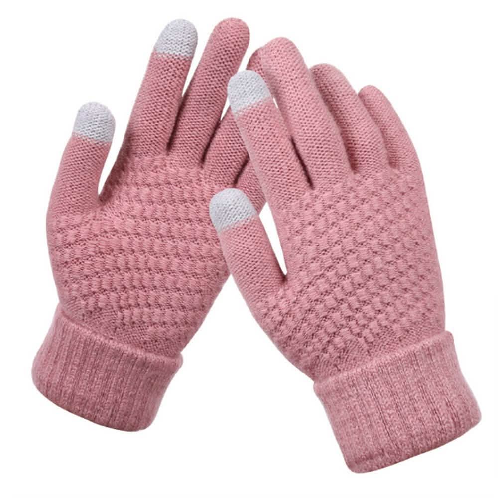 Winter Knitted Touch Screen Gloves