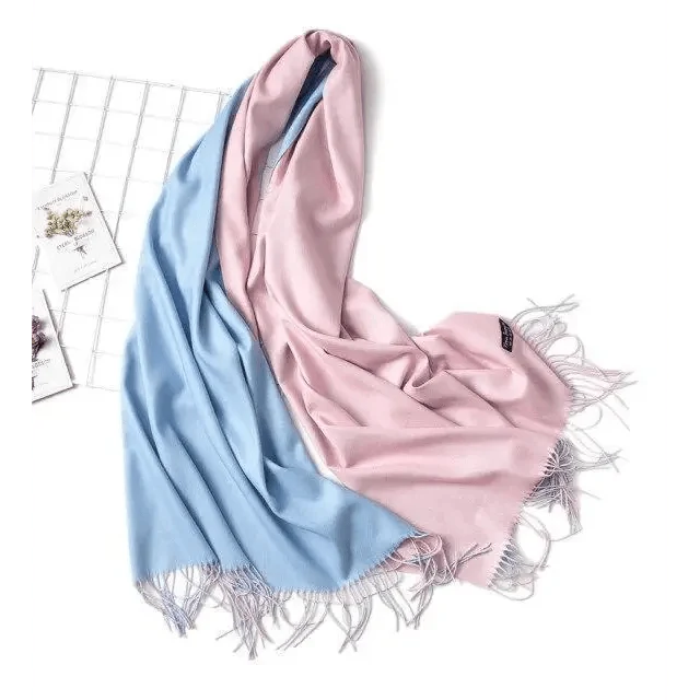 Winter Women Scarf Fashion Solid Soft  Scarves For Lady Shawls Wrap Casual Wear Travel Friendly For Winter Fall Winter Classic Warm Soft Chunky Warm Scarves Wrap Scarf