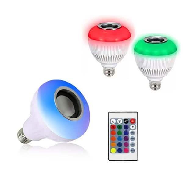 Wireless Bluetooth Multi-Color Light Bulb Speaker
