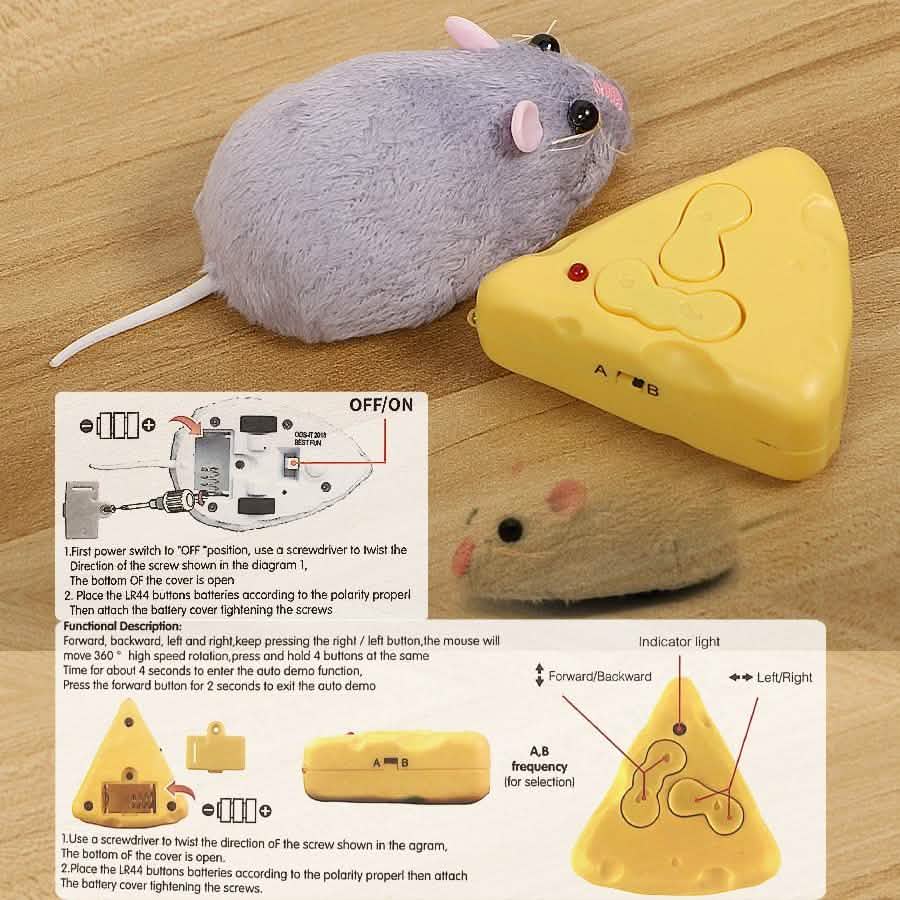 Wireless Electronic Remote Control Mouse Toy
