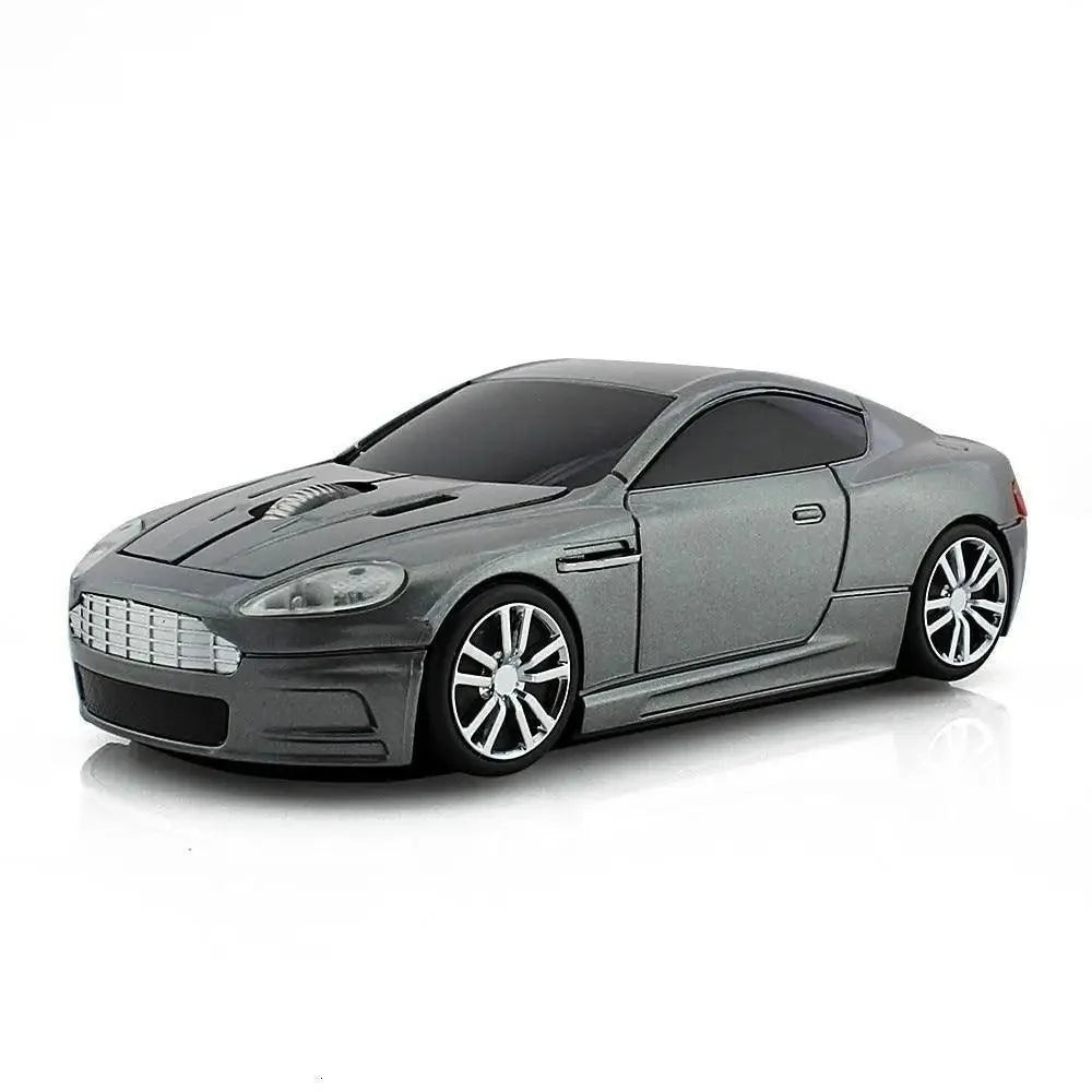 Wireless Mouse Blue Car Shaped Design 1600DPI Mouse USB Optical  Ergonomic 3D Sports Car Mice For Laptop
