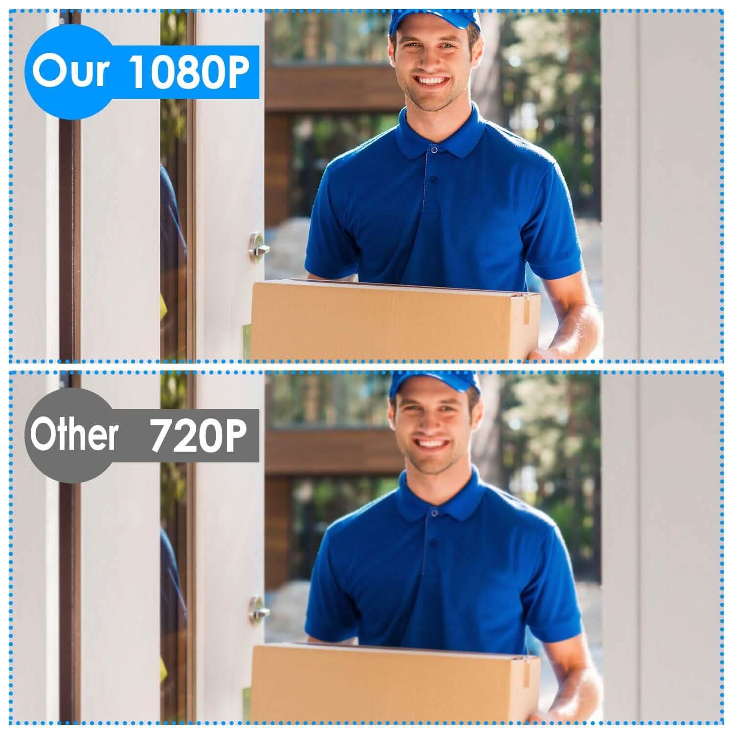 Wireless Smart WIFI Video Doorbell Two Way Audio