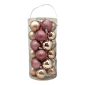 60MM 30 Count Shatterproof - Pink Coral