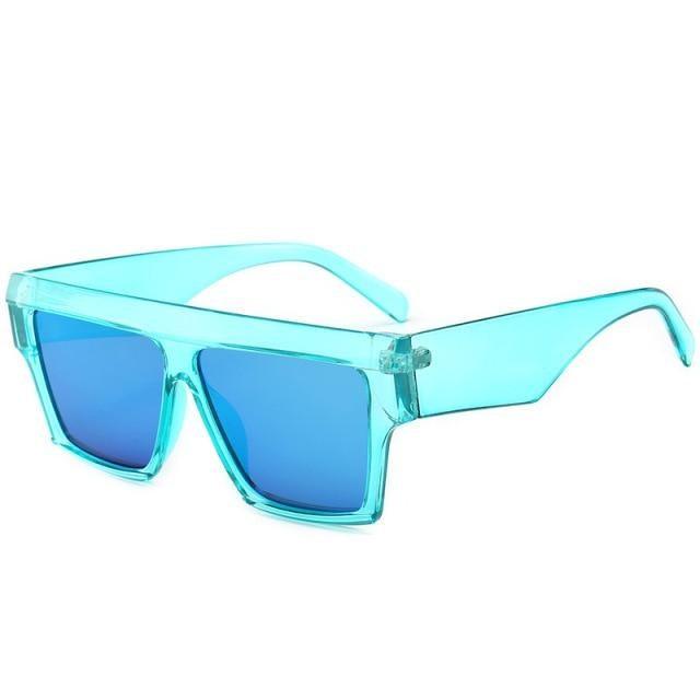 Women Flat Top Sunglasses New Men Square Shape New Classic Shades In Gradient Black Sun Glasses For Male New Fashionable Big Size Frame In Vintage Shape Eyewear