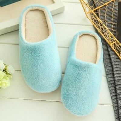 Women Indoor House Plush Soft Cute Cotton Slippers Shoes Non-slip Floor Home Slippers Slides For Bedroom Memory Foam Slippers Scuff Outdoor Indoor Warm Plush Bedroom Shoes With Fur Lining
