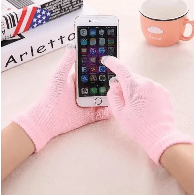 Women New Wool Knitted Gloves Winter Warm Thick Touch Screen Gloves Solid Mittens For Women For Winter Gloves Winter Touch Screen Gloves for Women and Men
