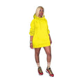 Women Solid Color Knitted Oversized Hooded Dress Casual Streetwear