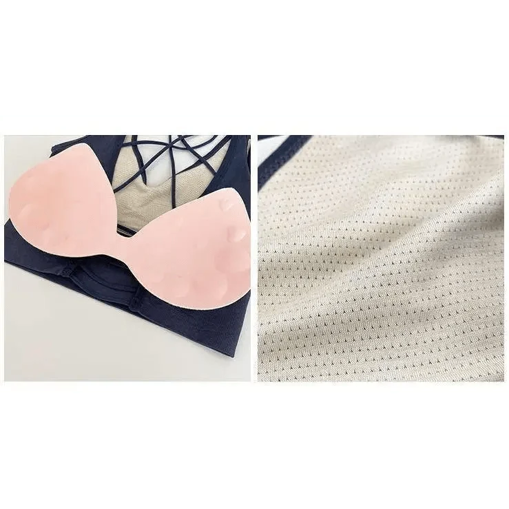 Women Sports Bra Sexy Brathable Sports Top Yoga Bra Push Up Top Female Gym Fitness Sports Underwear Female Seamless bra