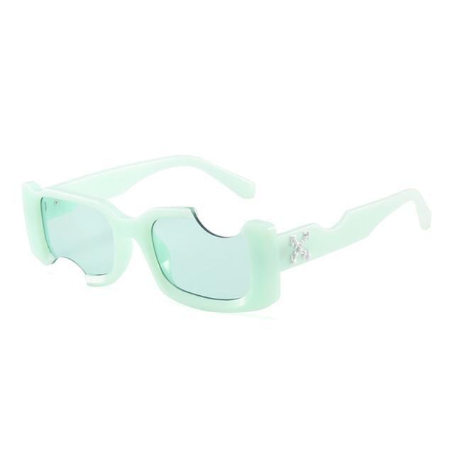 Women Sunglasses New Trending Vintage Rectangle Shape Sun Glasses In Decent Colors Black Pink Lenses Fashionable  Luxury Design Sunglasses